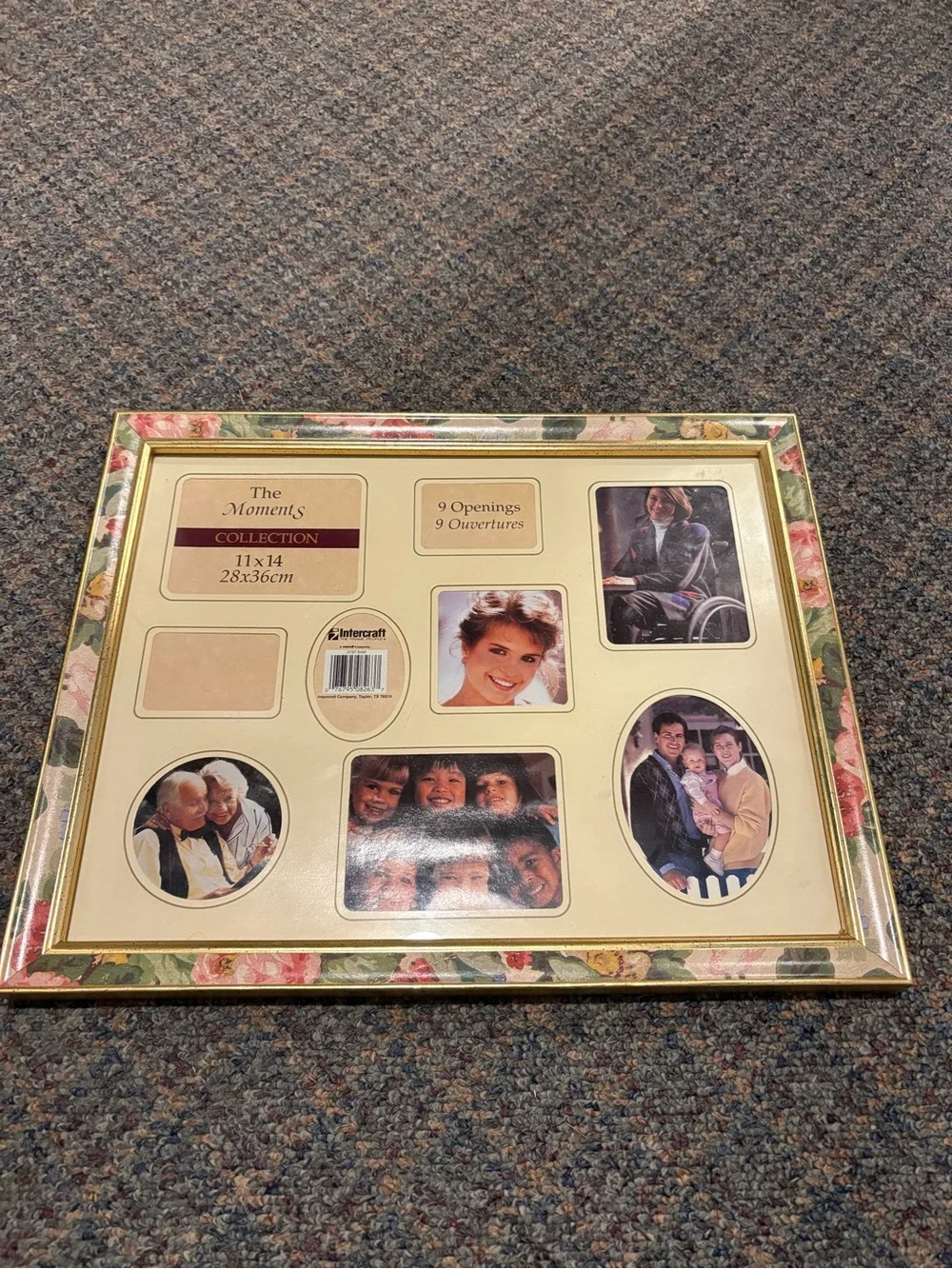 New Floral Multi-Opening Photo Frame